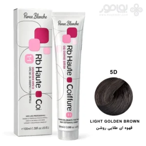 رنگ موی رنه بلانش سری COIFFURE شماره 5D قهوه ای طلایی روشن