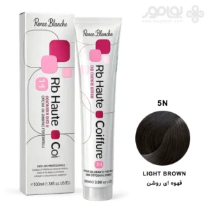 رنگ موی رنه بلانش سری COIFFURE شماره 5N رنگ قهوه ای روشن
