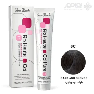 رنگ موی رنه بلانش سری COIFFURE شماره 6C رنگ بلوند دودی تیره