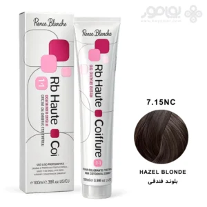 رنگ موی رنه بلانش سری COIFFURE شماره 7.15NC رنگ بلوند فندقی