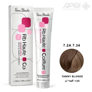 رنگ موی رنه بلانش سری COIFFURE شماره 7.2A بلوند قهوه ای