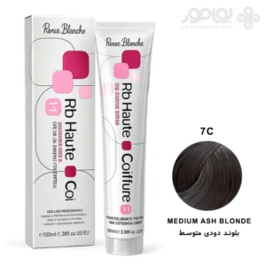 رنگ موی رنه بلانش سری COIFFURE شماره 7C رنگ بلوند دودی متوسط
