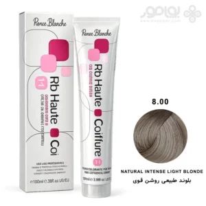 رنگ موی رنه بلانش سری COIFFURE شماره 8.00 رنگ بلوند طبیعی روشن قوی