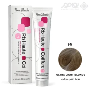 رنگ موی رنه بلانش سری COIFFURE شماره 9N رنگ بلوند خیلی روشن