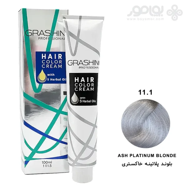 رنگ موی گراشین شماره 11.1 بلوند پلاتینه خاکستری