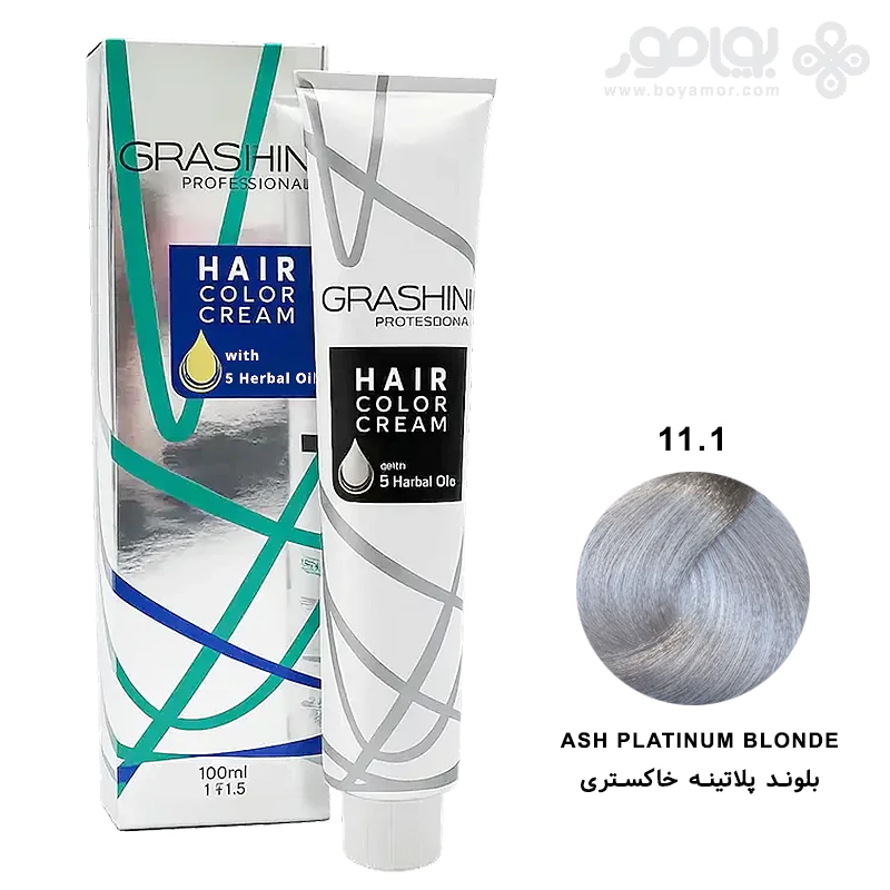 رنگ موی گراشین شماره 11.1 بلوند پلاتینه خاکستری