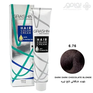 رنگ موی گراشین شماره 6.76 بلوند شکلاتی تلخ تیره