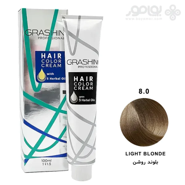 رنگ موی گراشین شماره 8.0 بلوند روشن