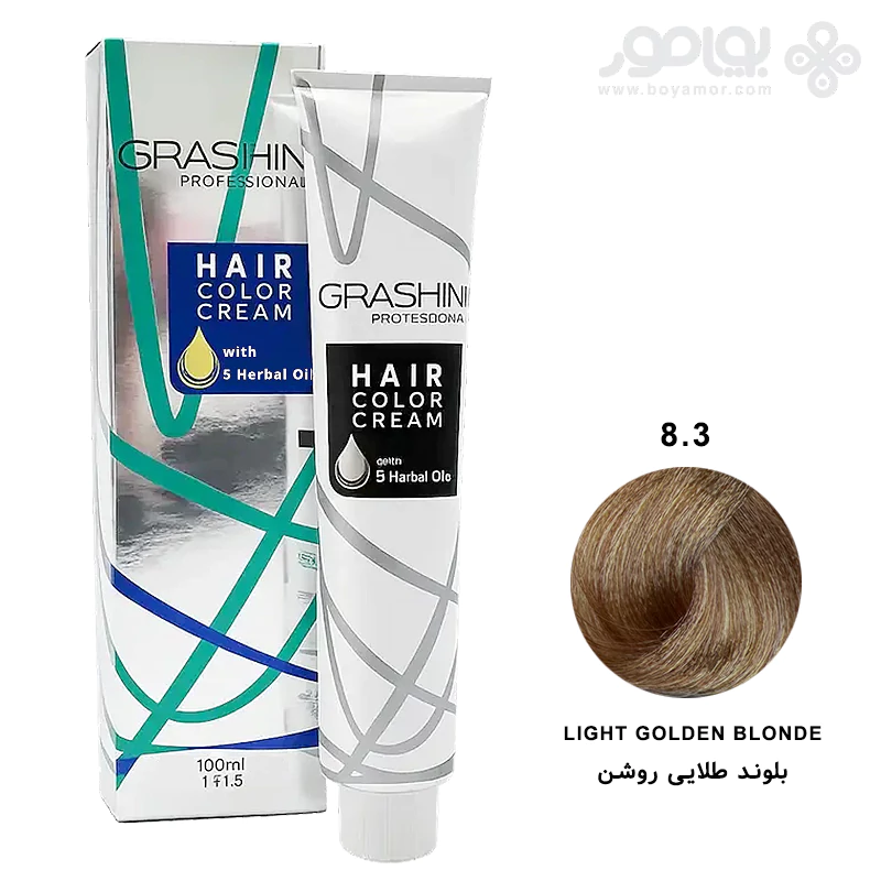 رنگ موی گراشین شماره 8.3 بلوند طلایی روشن