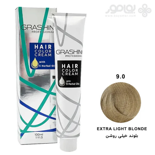 رنگ موی گراشین شماره 9.0 بلوند خیلی روشن