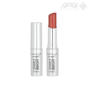 رژ لب جامد گلدن رز مدل SPARKLE BRIGHT شماره 152 رنگ PEACH GLAM