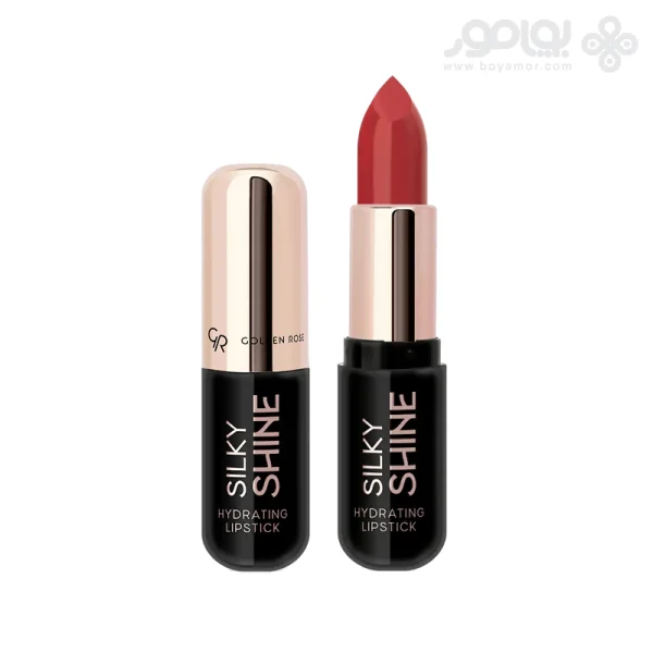 رژ لب جامد گلدن رز مدل SILKY SHINE شماره 219
