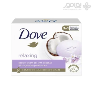 صابون داو RELAXING حاوی شیر نارگیل و رایحه یاسمن وزن 90 گرم