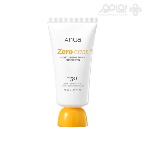 ضد آفتاب مرطوب کننده آنوا مدل ZERO-CAST حاوی +SPF50 حجم 50 میل