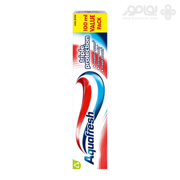 خمیر دندان آکوا فرش مدل TRIPLE PROTECTION حجم 100 میل