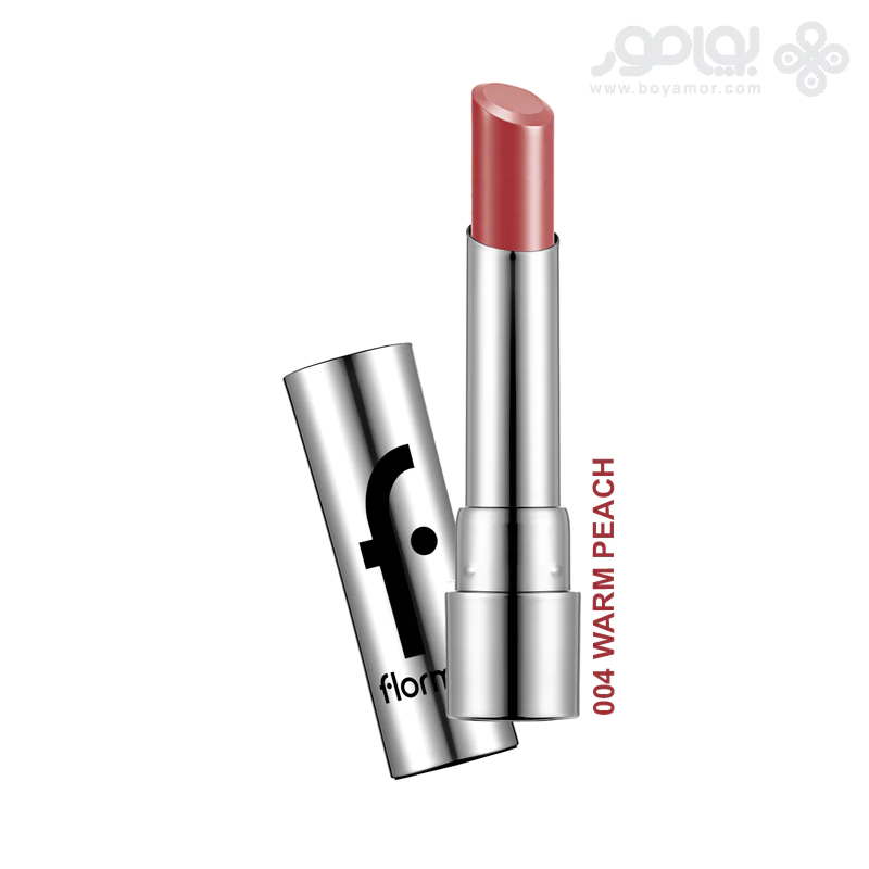 رژ لب جامد فلورمار مدل SHEER UP رنگ WARM PEACH شماره 004
