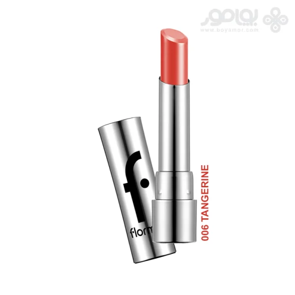 رژ لب جامد فلورمار مدل SHEER UP رنگ TANGERINE شماره 006
