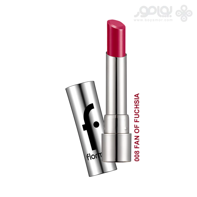 رژ لب جامد فلورمار مدل SHEER UP رنگ FAN OF FUCHSIA شماره 008