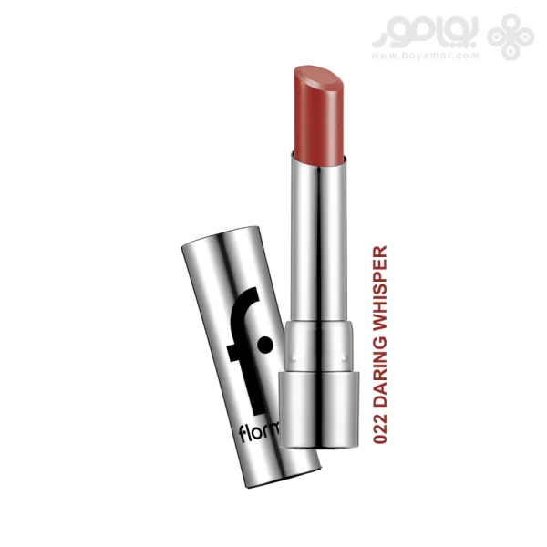 رژ لب جامد فلورمار مدل SHEER UP رنگ DARING WHISPER شماره 022