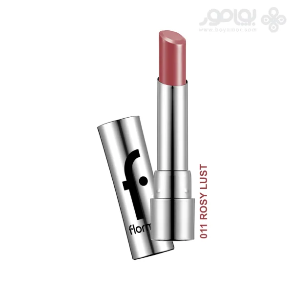 رژ لب جامد فلورمار مدل SHEER UP رنگ ROSY LUST شماره 011