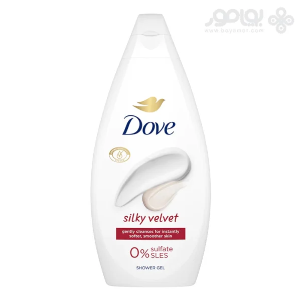 شامپو بدن فاقد سولفات داو مدل SILKY VELVET حجم 450 میل