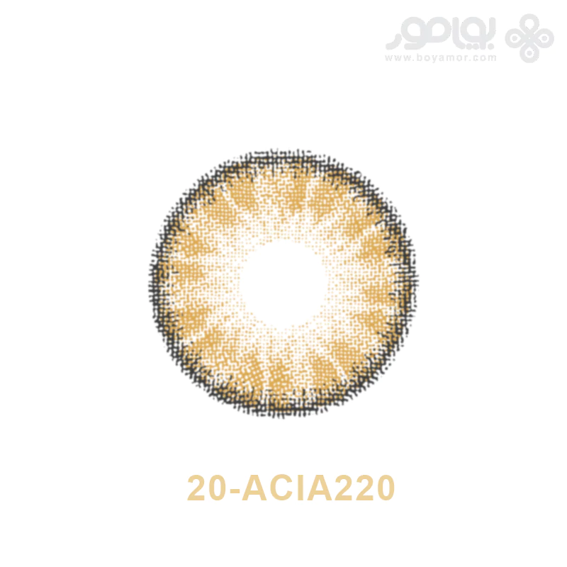 لنز رنگی ماهانه بیوتی شماره 20 کد ACIA220