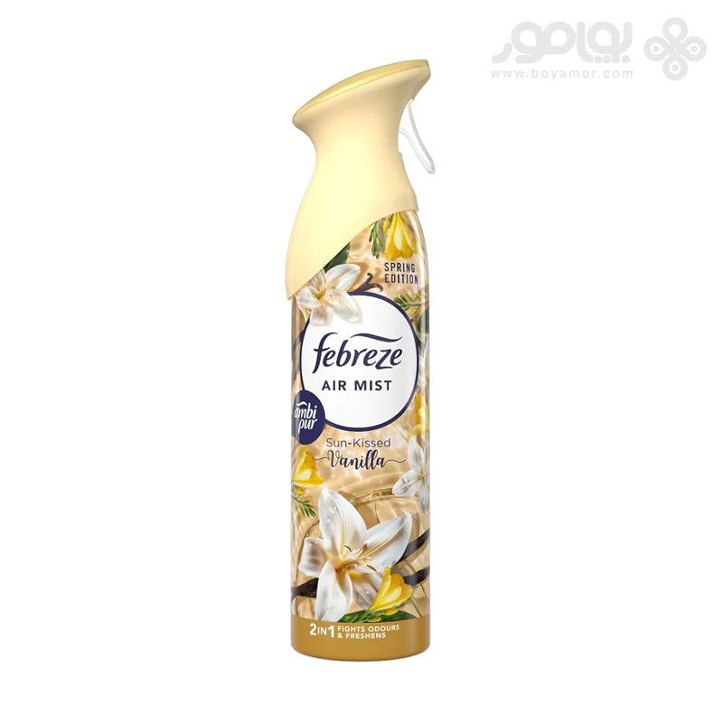 اسپری خوشبو کننده هوا فبریز مدل SUN KISSED VANILLA
