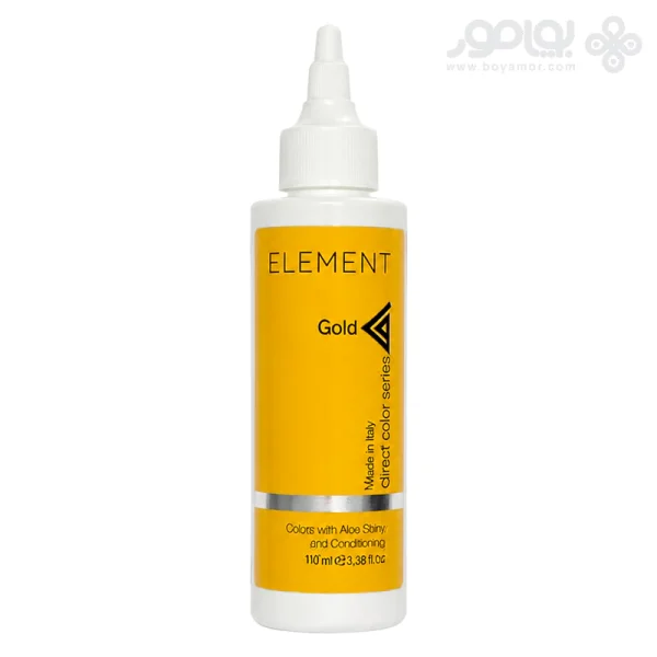 شامپو رنگساژ المنت Element Direct Color رنگ طلایی گلد