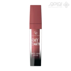 رژ لب مایع مات گلدن رز مدل LIPING MY MATTE شماره 24