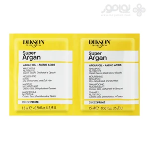 شامپو و ماسک مو ساشه ای دیکسون پرایم مدل SUPER ARGAN