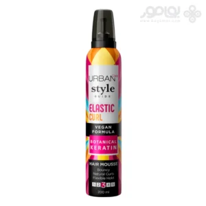 موس حالت‌ دهنده و نگهدارنده موی فر اربن کر ELASTIC HAIR حجم 200 میل