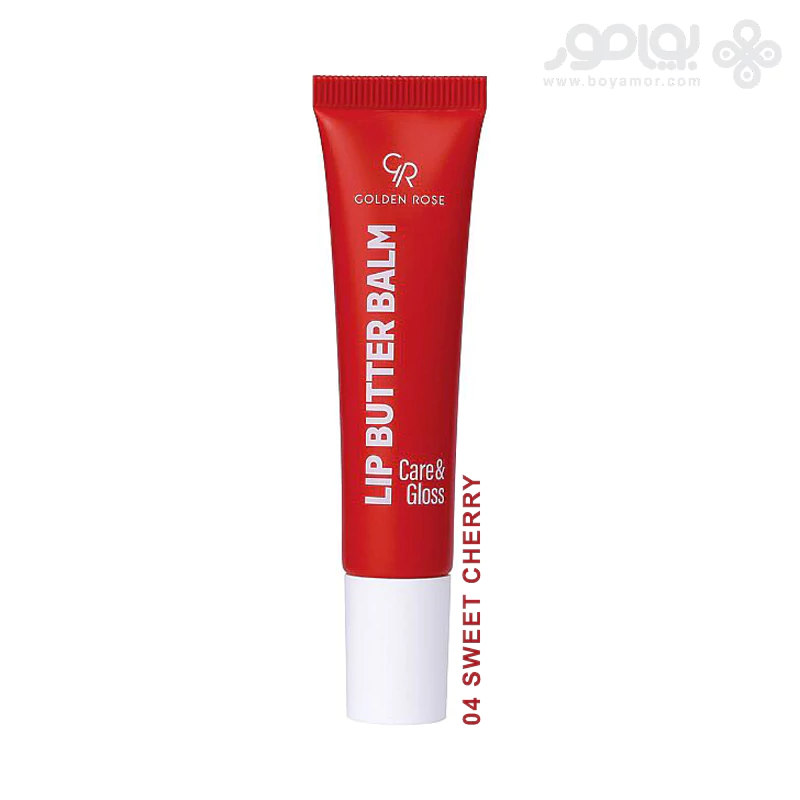 بالم لب تیوبی گلدن رز CARE & GLOSS شماره 04 رنگ SWEET CHERRY