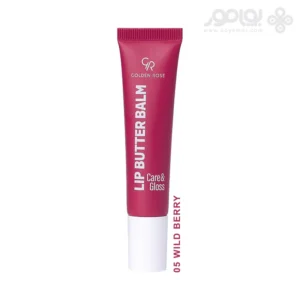بالم لب تیوبی گلدن رز CARE & GLOSS شماره 05 رنگ WILD BERRY