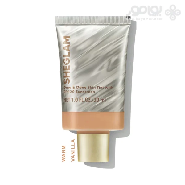 تینت صورت شیگلم مدل DEW & DONE حاوی SPF 20 رنگ WARM VANILLA