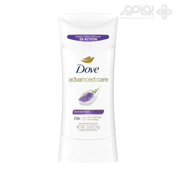 استیک دئودورانت داو ADVANCED CARE رایحه LAVENDER FRESH