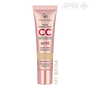 سی سی کرم گلدن رز شماره 101 رنگ BEIGE حجم 30 میل