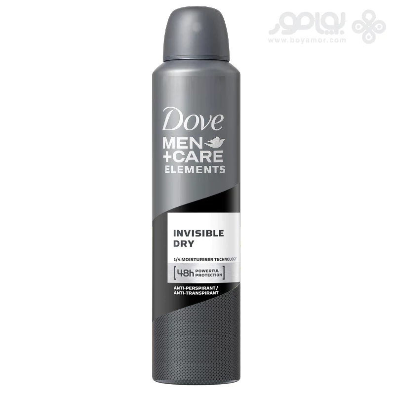 اسپری دئودورانت مردانه داو مدل INVISIBLE DRY حجم 250 میل