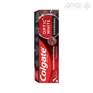 خمیر دندان کلگیت مدل OPTIC WHITE CHARCOAL حجم 75 میل