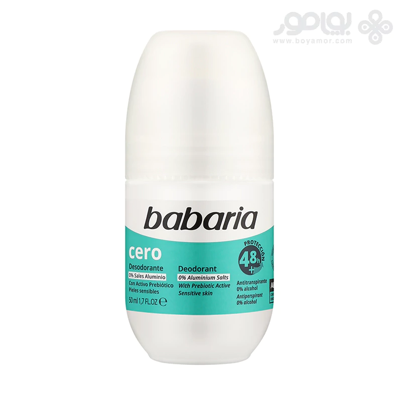 رول ضد تعریق 48 ساعته فاقد آلومینیوم باباریا مدل CERO