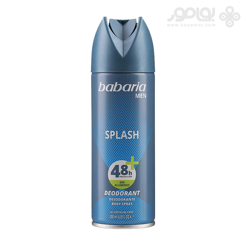اسپری دئودورانت مردانه باباریا مدل SPLASH حجم 200 میل