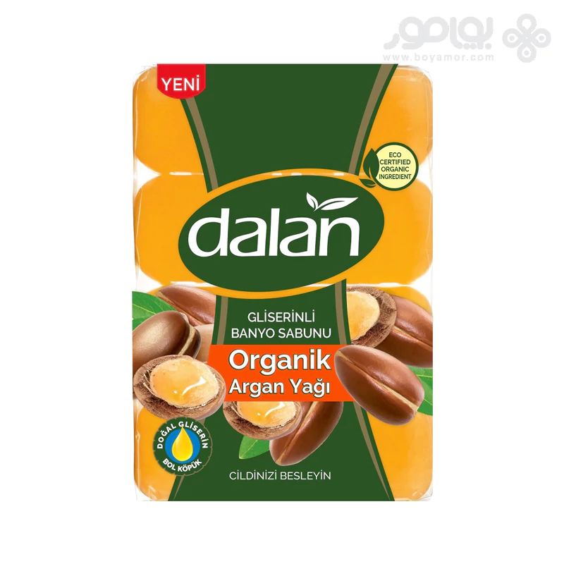 صابون دالان حاوی گلیسیرین و روغن آرگان بسته 4 عددی