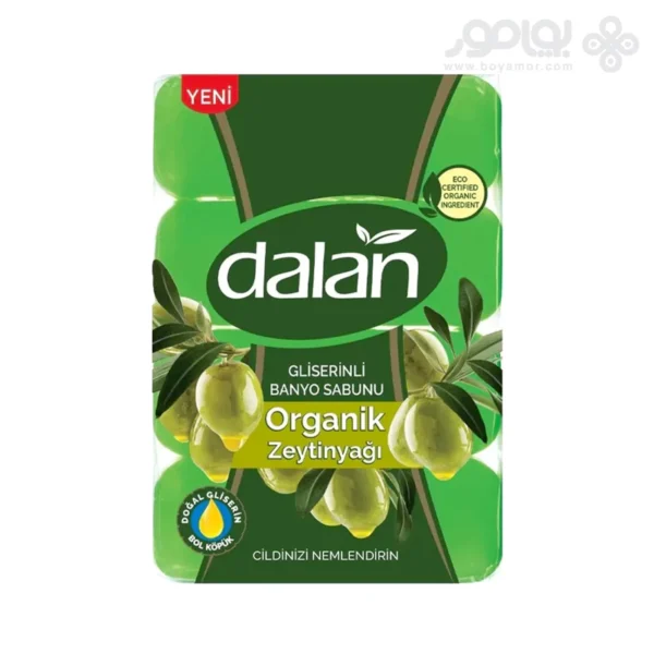 صابون دالان حاوی گلیسیرین و روغن زیتون بسته 4 عددی