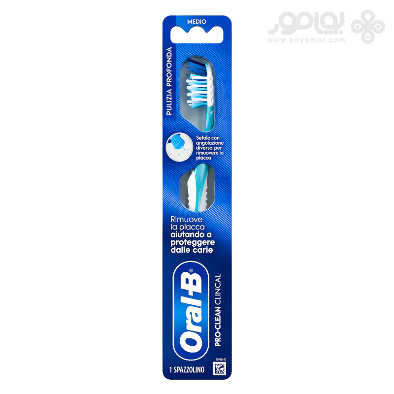 مسواک اورال‌ بی پرو کلین کلینیکال متوسط مدل DEEP CLEAN