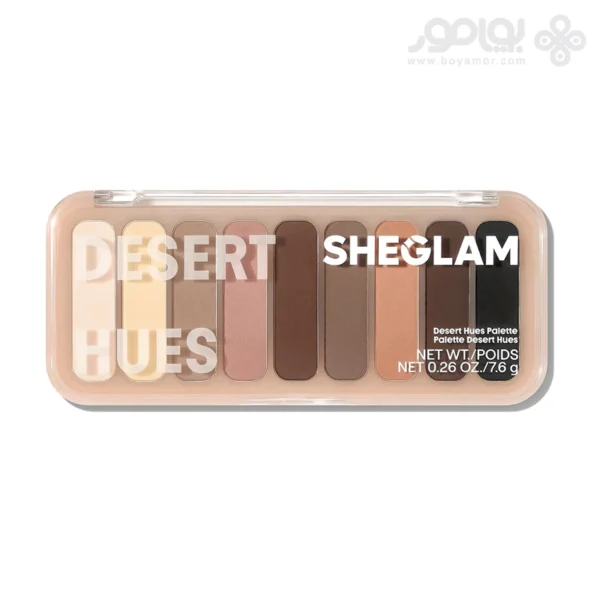 پالت سایه 9 رنگ شیگلم مدل DESERT HUES